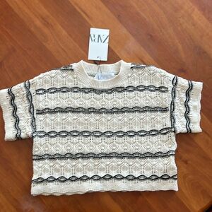 Zara Knit top Girls size 8/9